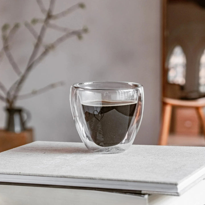 Doppelwandiges Herzglas HERZ - Eulenschnitt