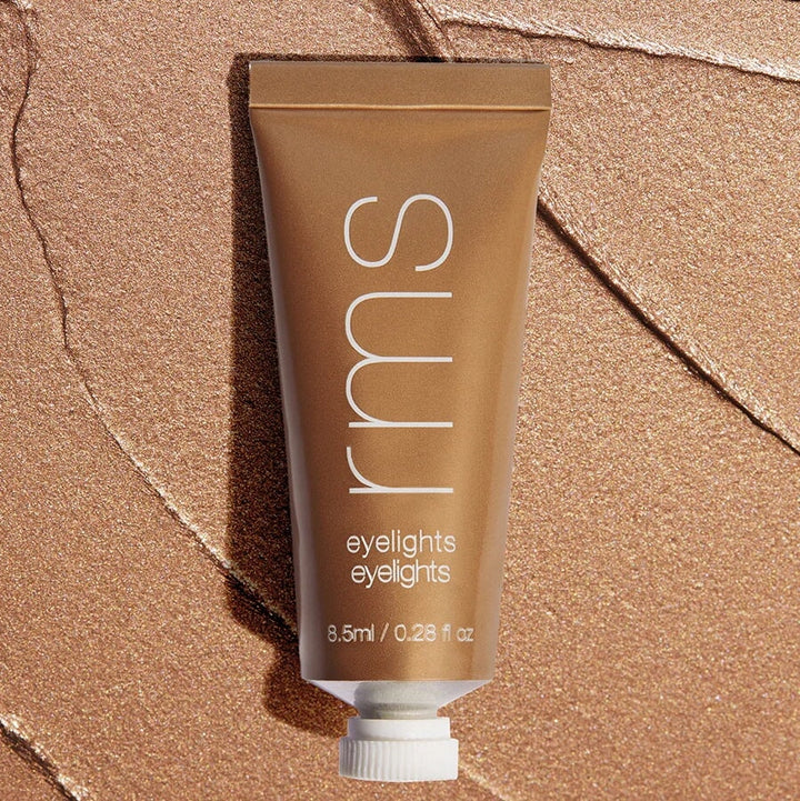 Tube Eyelights Cream Eyeshadow Flare before Color and texture example.