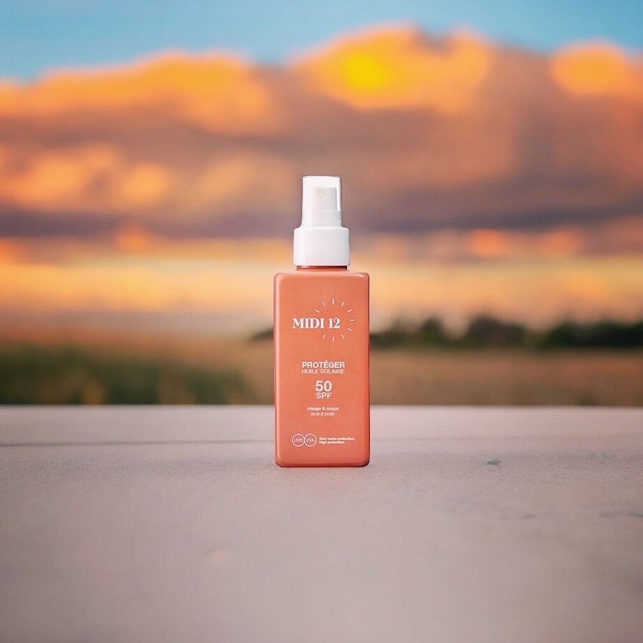 Huile Protéger/Solaire SPF 50 - Spray dry oil with SPF 50 North Glow