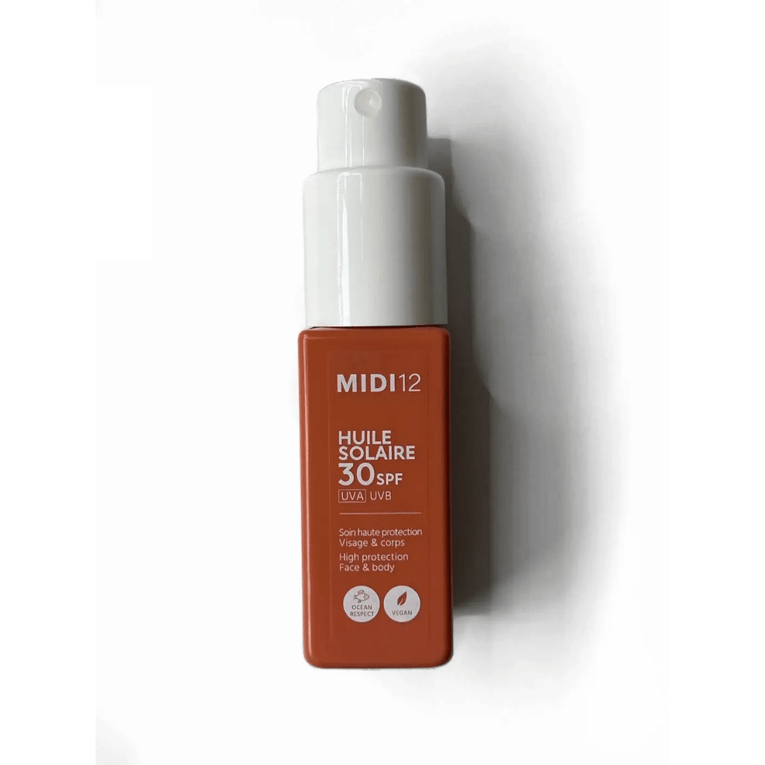 Huile Solaire 30SPF | MIDI12 - Dry oil SPF 30 North Glow