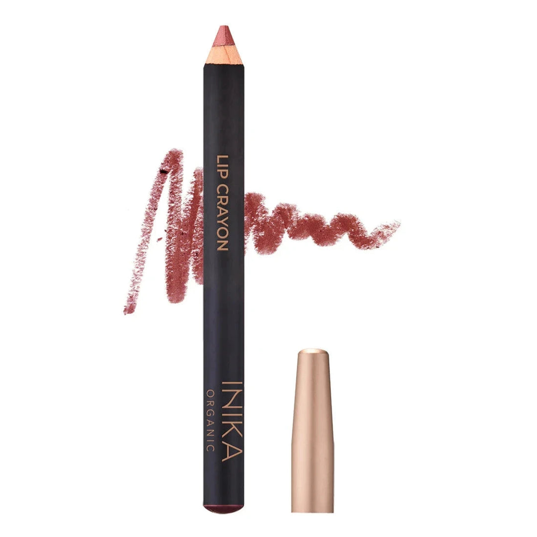 Lipstick Crayon Rose Petal with open lid. North Glow