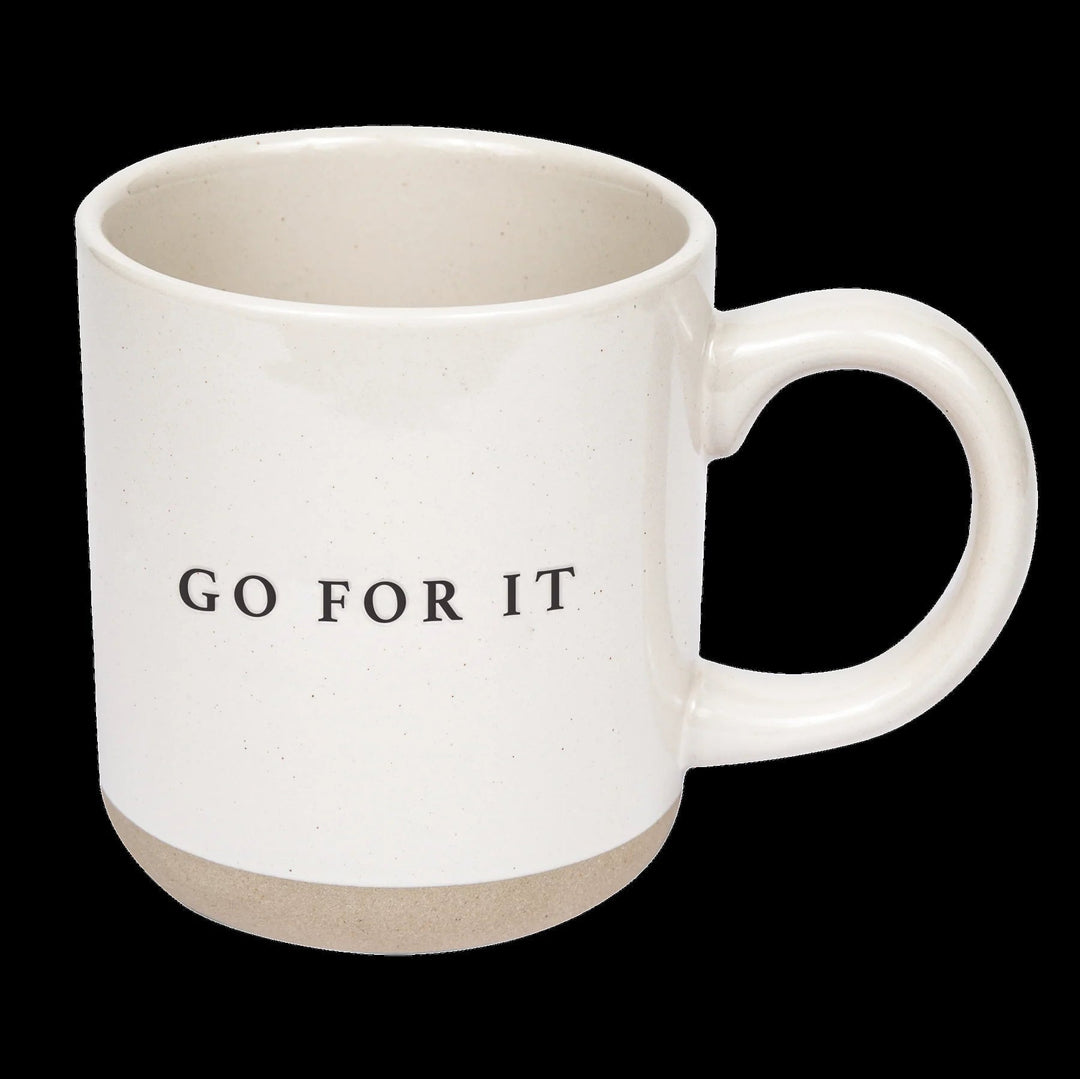 Sweet Water Decor Coffee Mug Go Fo It on black background North Glow