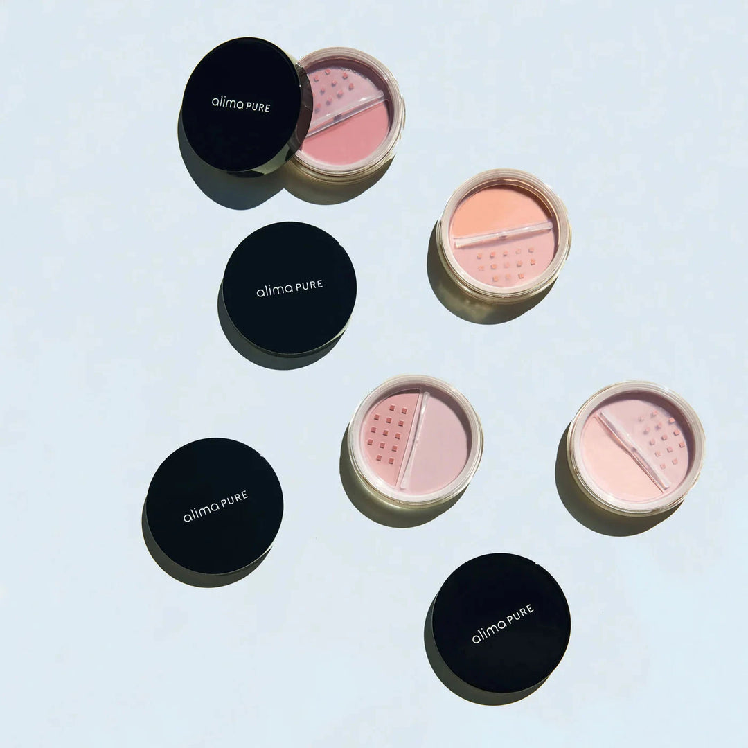 Loose Mineral Blush - blush/blush of mineral powder in 10 shades North Glow