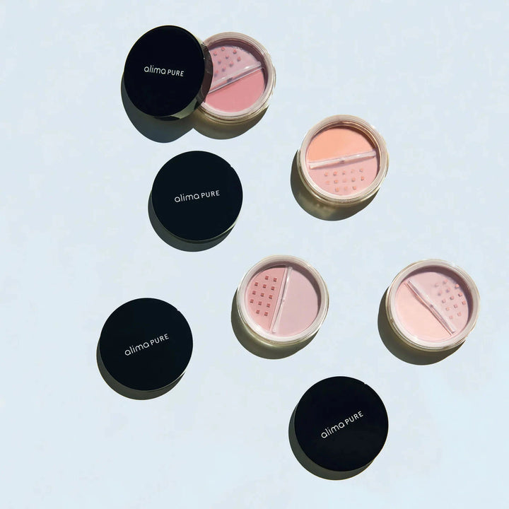 Loose Mineral Blush - blush/blush from mineral powder in 10 shades