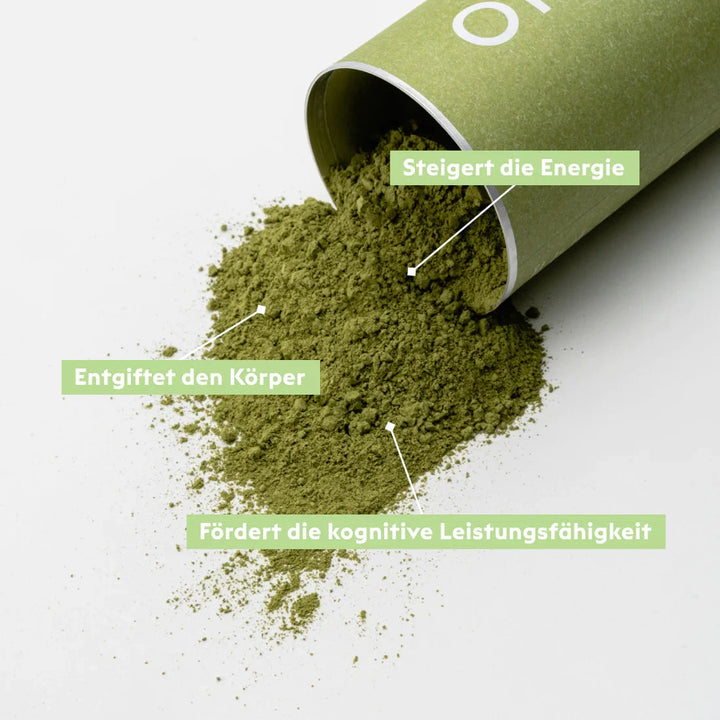 KIANO Matcha Power tipped out