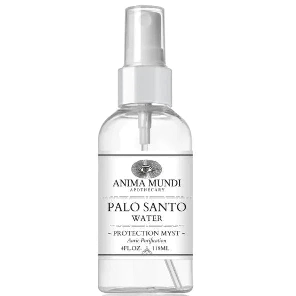 Spray bottle "Aplo Santo" by Anima Mundi against a white background