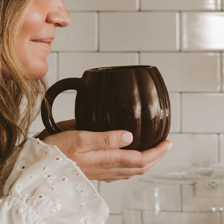 Pumpkin Coffee Mug - Kürbistasse Braun von SWEET WATER DECOR