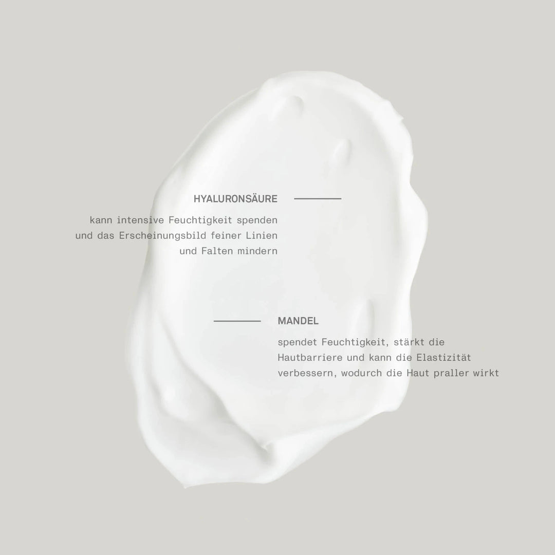 Leichte, schnell einziehende Textur der Pure Hydrating Body Lotion von Team Dr Joseph – ideal für empfindliche Haut North Glow
