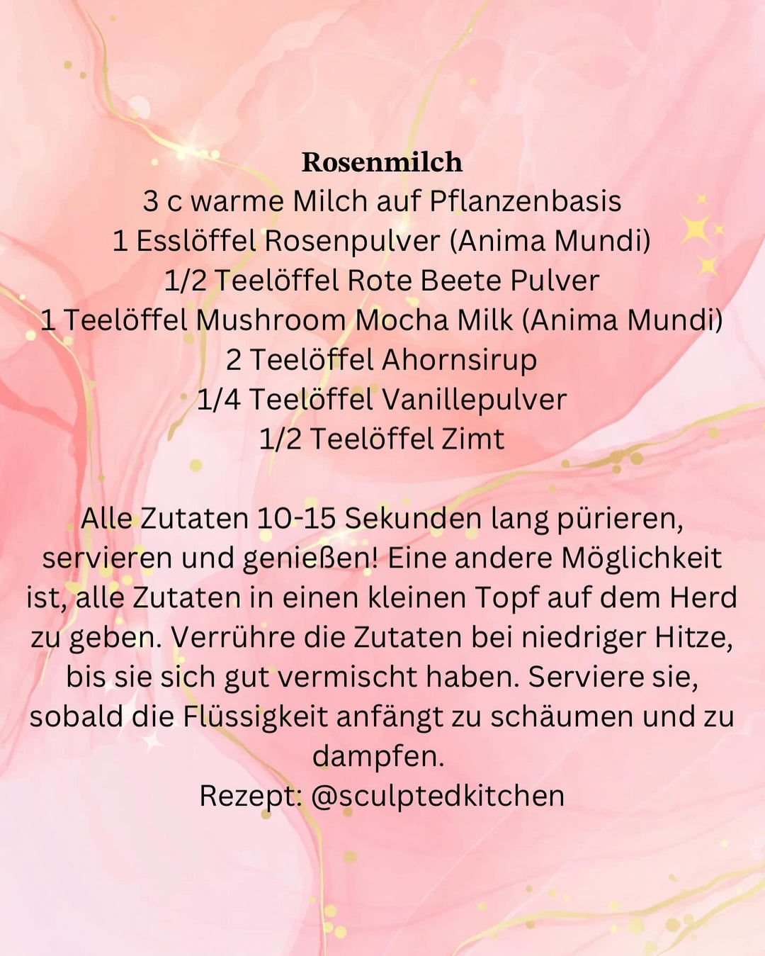 ROSE - Open Heart Pulver aus Rosenblüten von ANIMA MUNDI North Glow