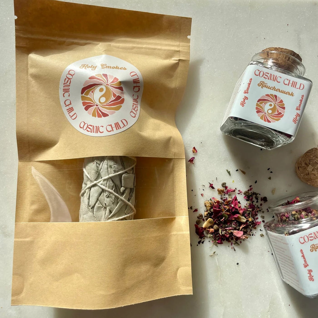 Sage Smudge Holy Smokes - Cosmic Child - white sage for the North Glow cleansing ritual