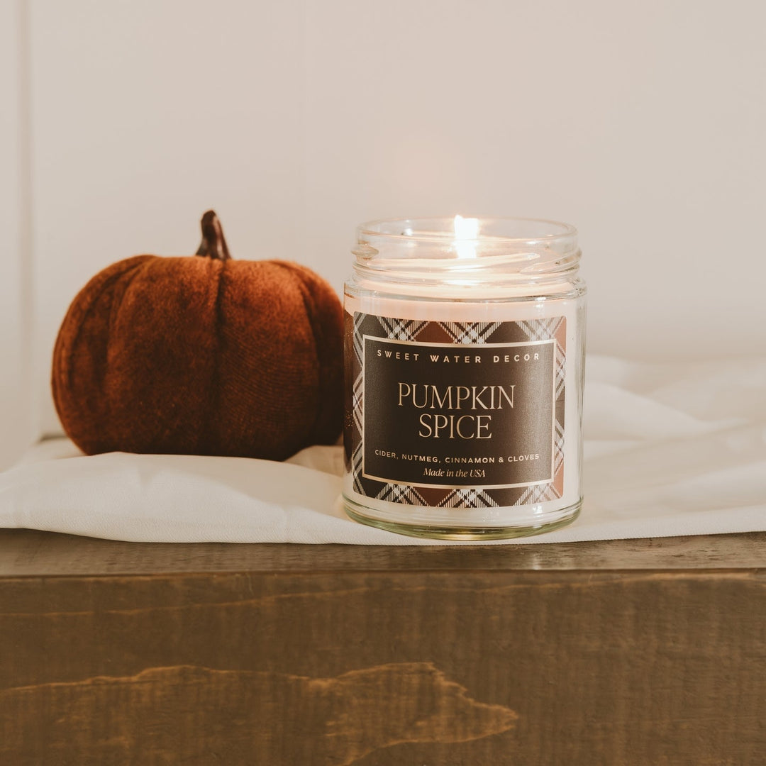 Sojawachskerze "Pumpkin Spice" - Kürbis, Zimt, Rauch & Vanille (Herbst-/ Winterdesign) North Glow