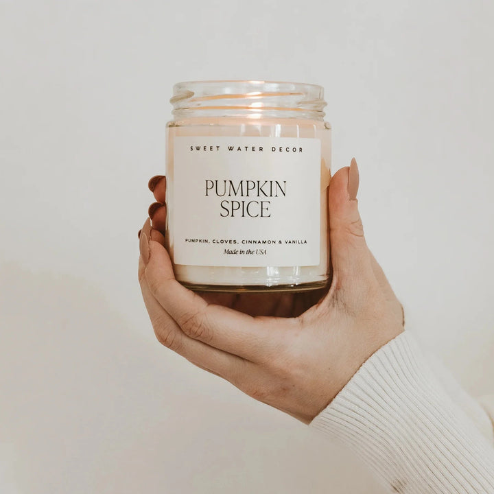 Soy wax candle "Pumpkin Spice" - pumpkin, cinnamon, smoke & vanilla