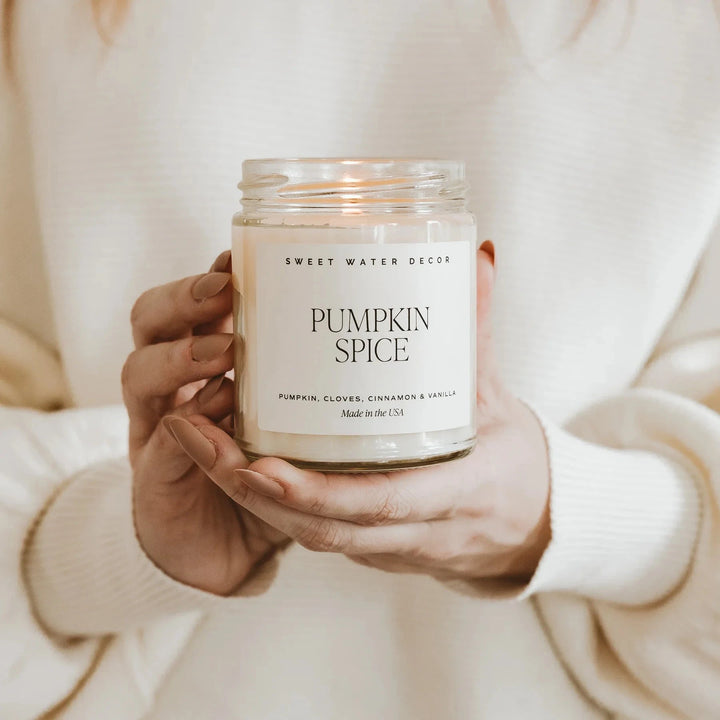 Soy wax candle "Pumpkin Spice" - pumpkin, cinnamon, smoke & vanilla