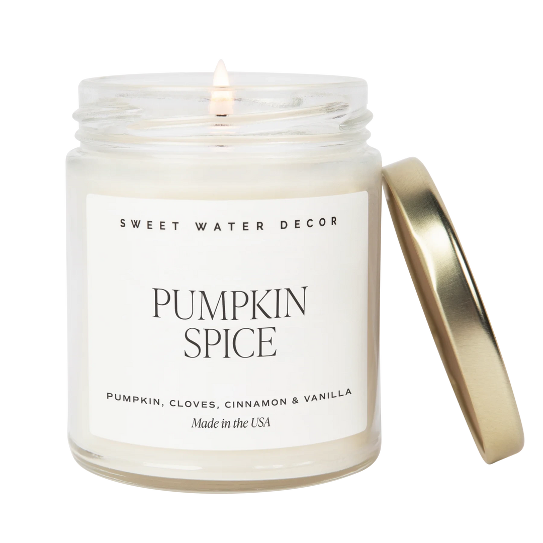 Soy wax candle "Pumpkin Spice" - Pumpkin, Cinnamon, Smoke & Vanilla North Glow