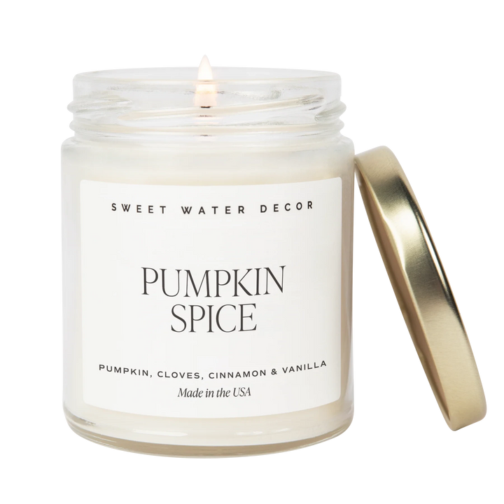 Soy wax candle "Pumpkin Spice" - pumpkin, cinnamon, smoke & vanilla