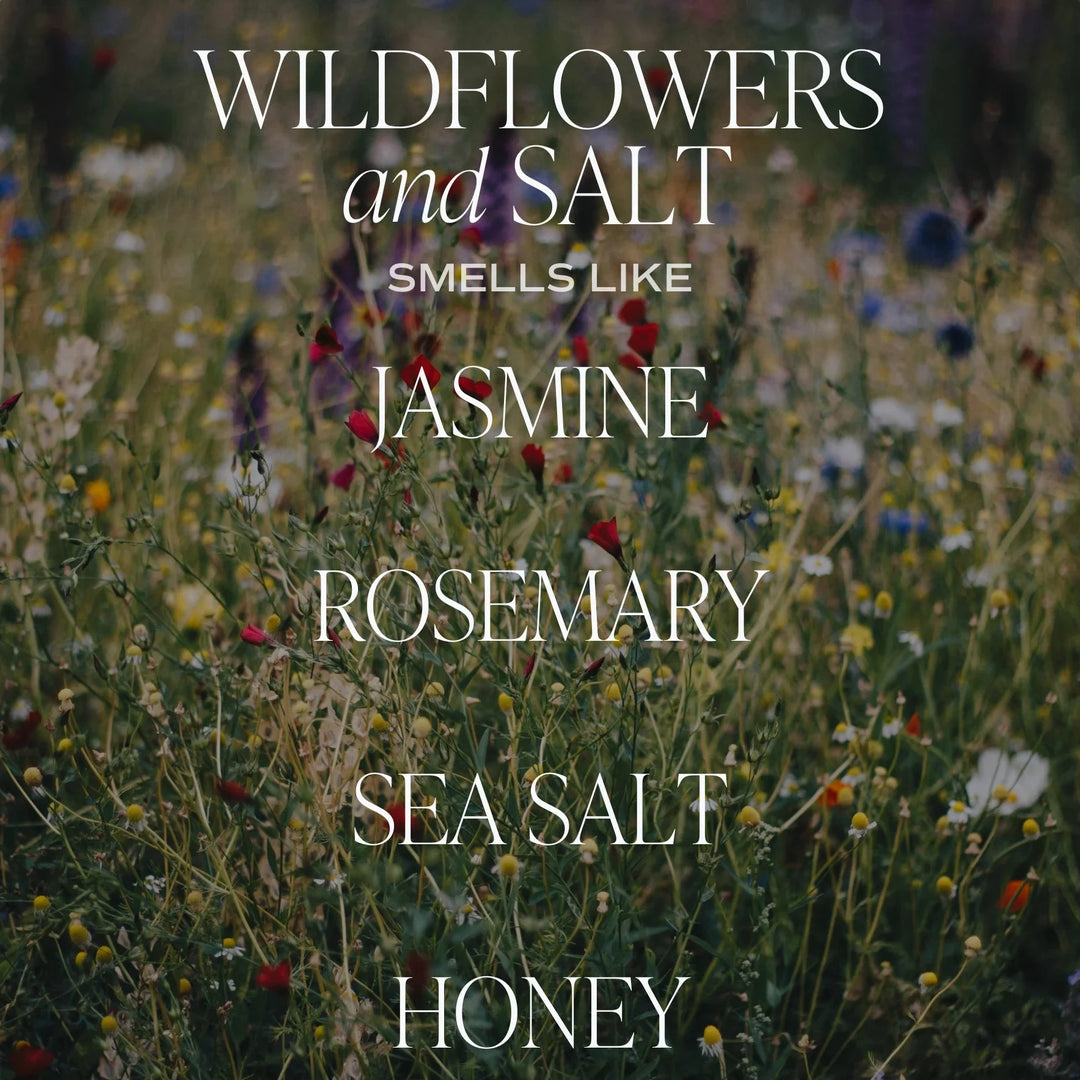 Sojawachskerze "WILDFLOWERS and SALT" - SWEET WATER DECOR North Glow