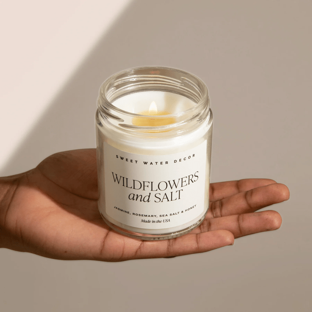 Sojawachskerze "WILDFLOWERS and SALT" | SWEET WATER DECOR North Glow