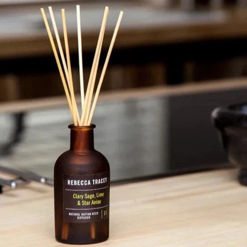 Room fragrance, kitchen in the background