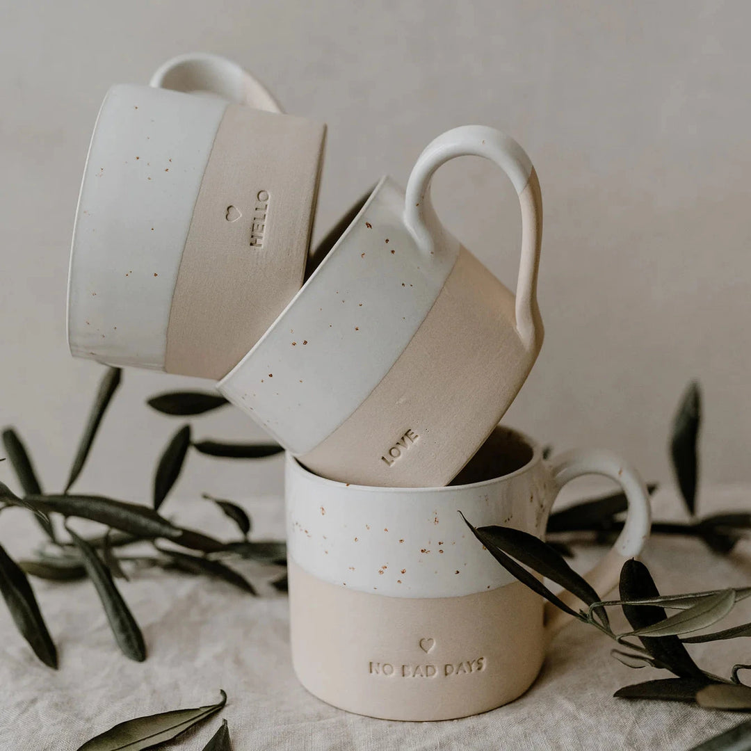Teetasse NO BAD DAYS - Eulenschnitt North Glow