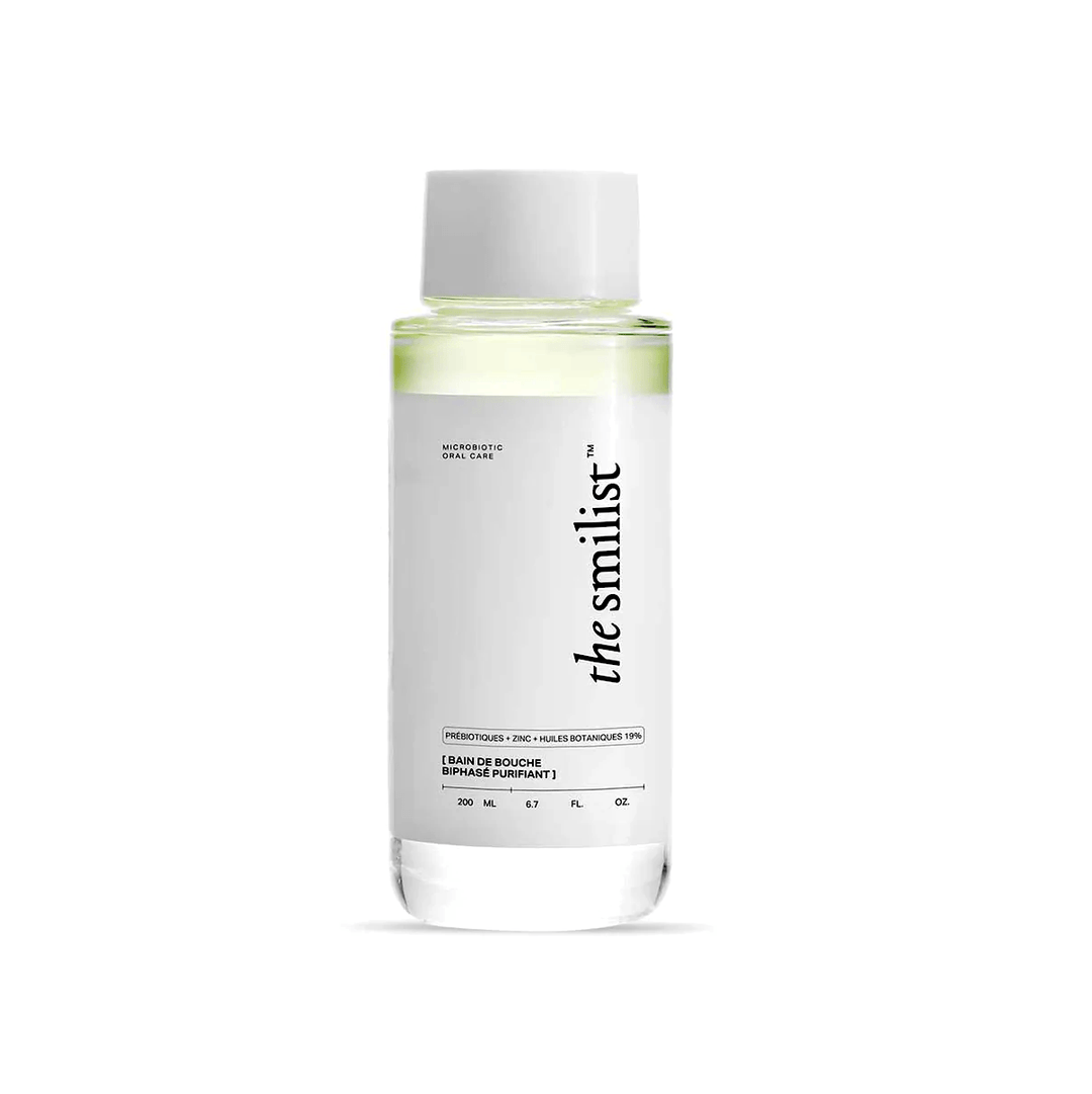 the smilist  BAIN DE BOUCHE BIPHASÉ PUFIFIANT | Pure Breath Reinigendes Mundwasser North Glow