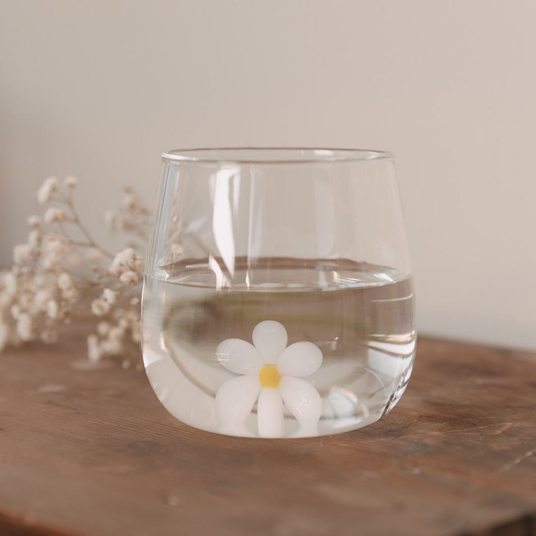 Trinkglas DAISY - Eulenschnitt North Glow