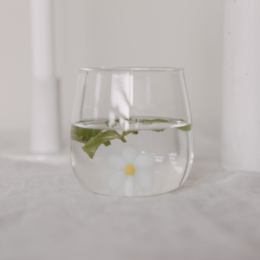 Trinkglas DAISY - Eulenschnitt North Glow