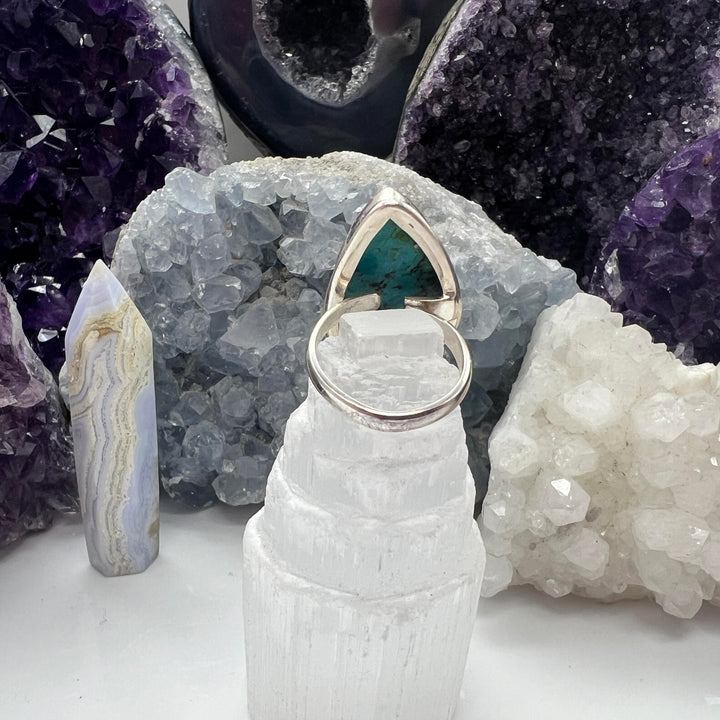 Turquoise ring, adjustable, highest quality, various individual pieces