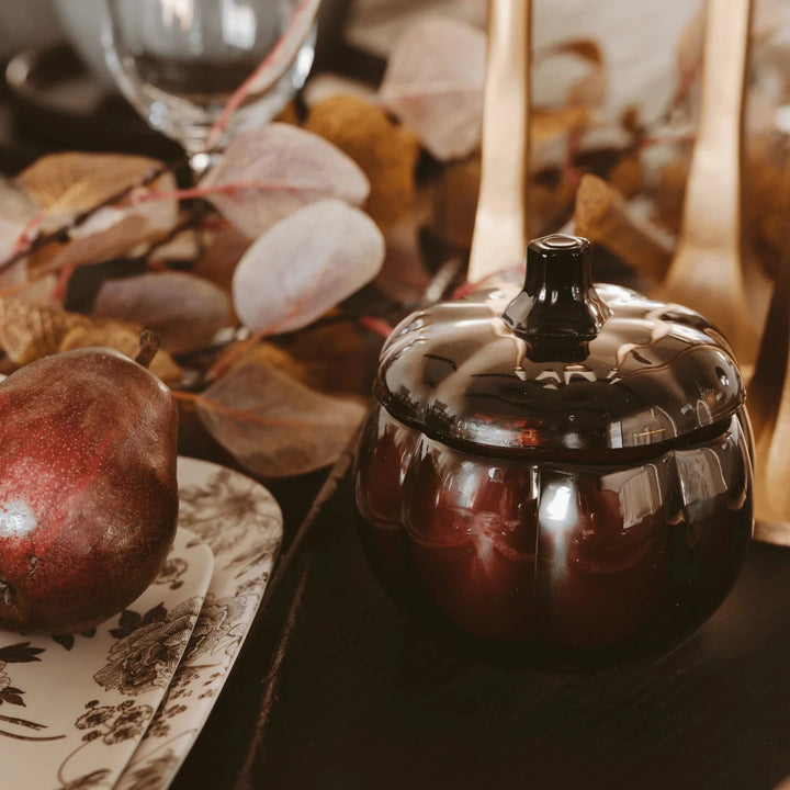HELLO FALL - Pumpkin Kerze in braun SWEET WATER DECOR