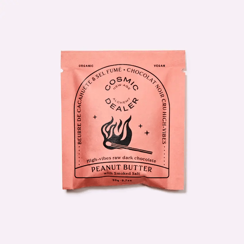 Box of 4 Chakra Chocolate in 🥜 Peanut Butter & Smoked Salt North Glow