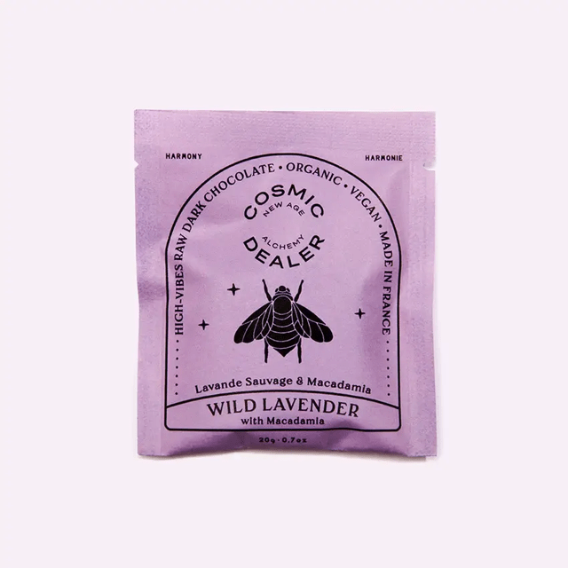 4er Box Chakra Schokolade 💜 Wilder Lavendel & Macadamia