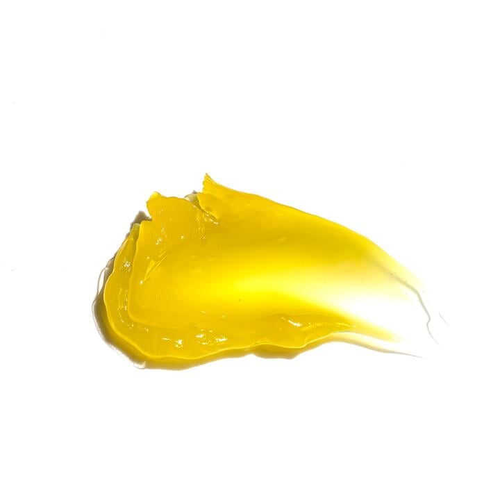 Lilfox After Dark yellow texture against white background North Glow