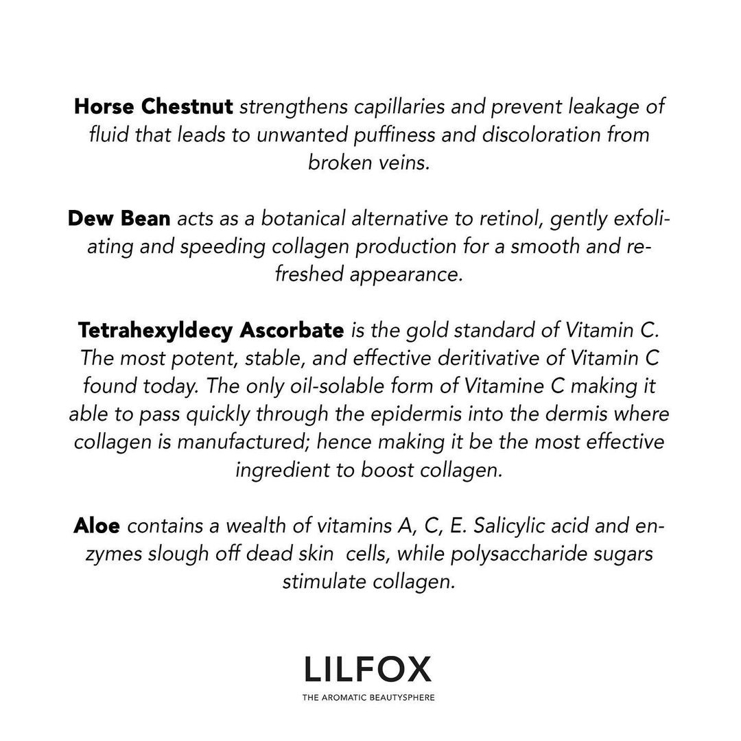 Lilfox Ambrosia Eye Mask Ingredients North Glow