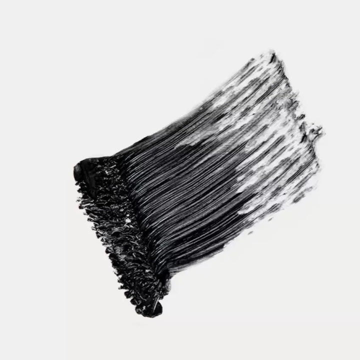 Ere Perez Avocado Mascara waterproof texture sample on white background.