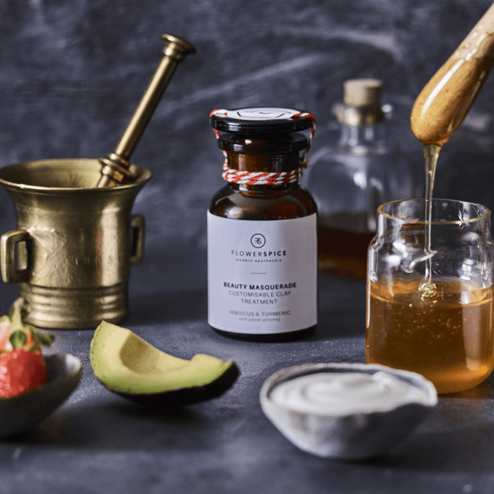 Flower and Spice, face mask, skincare, clean beauty, natural cosmetics, organic cosmetics, sustainable cosmetics, clay