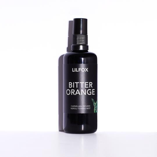 Lilfox Bitter Orange black bottle against white background