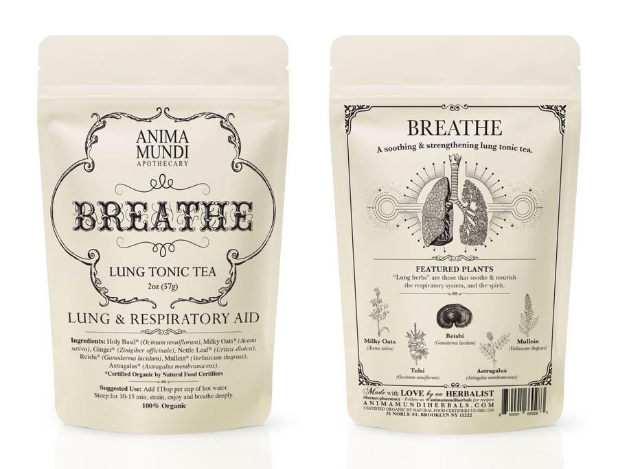 BREATHE - Lung & Respiratory Aid Tee für die Atemwege von ANIMA MUNDI North Glow