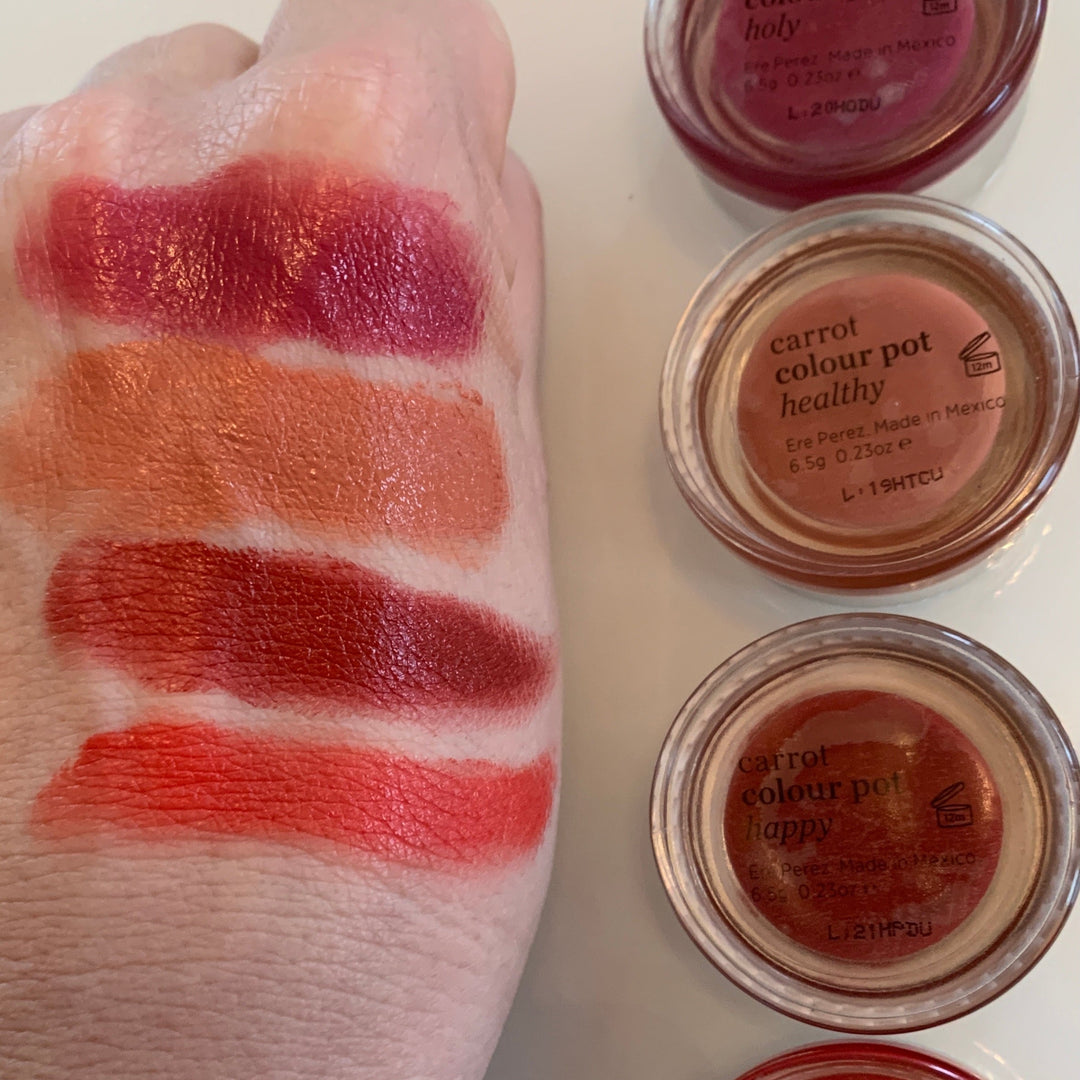 Carrot Color Pots | Ere Perez - Blush and lip color North Glow