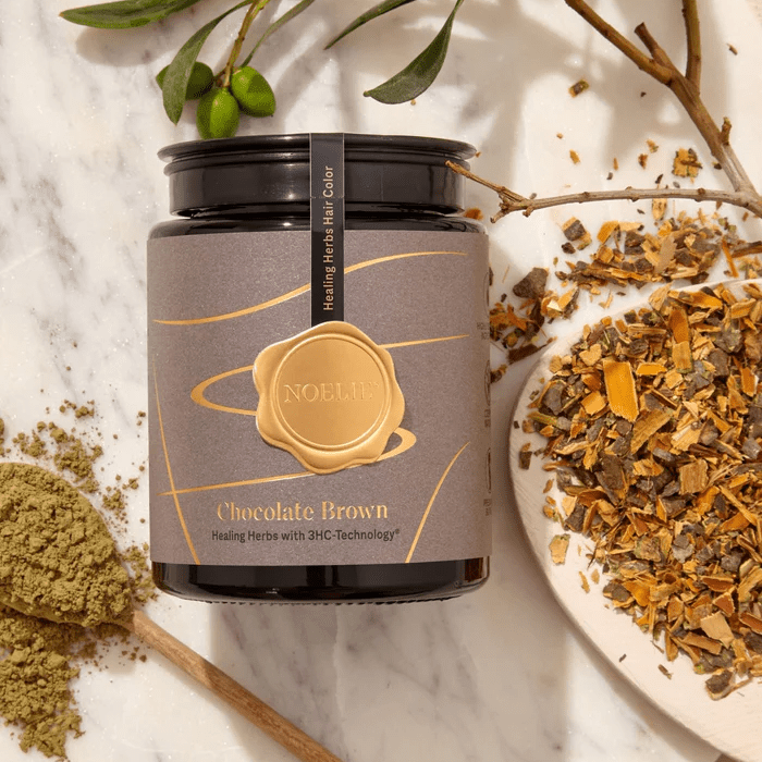 Chocolate Brown - nourishing herbal hair color - Healing Herbs Hair Color