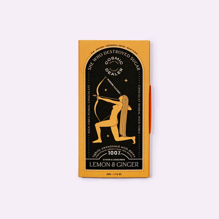 Cosmic Dealer 100% Chocolate Lemon & Ginger: morning cleanse