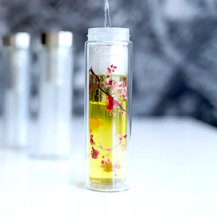 Flowtea "Cherry Blossom" - Insulating glass bottle