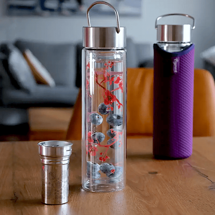 Flowtea "Cherry Blossom" - Insulating glass bottle