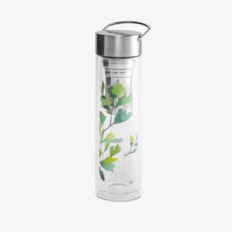 Flowtea "Ginkgo" - Insulating Glass Bottle North Glow