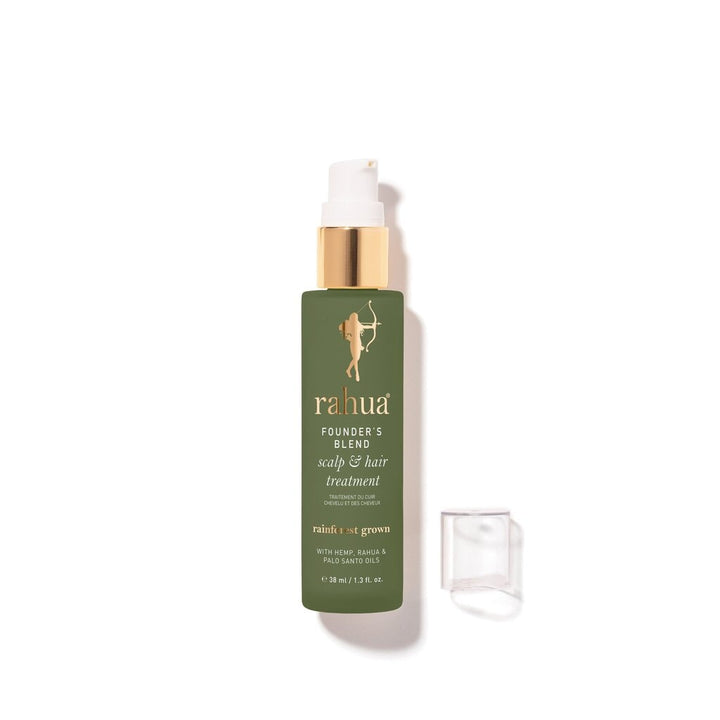 Founder`s Blend Scalp & Hair Treatment bottle against a white background.