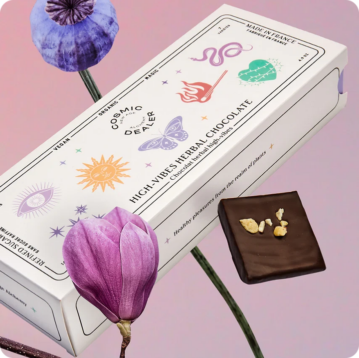 Geschenkbox - 7 Mini Schokoladen verschiedener Geschmacksrichtungen - COSMIC DEALER