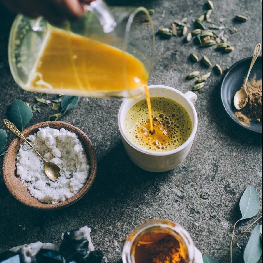 GOLDEN MOON MILK  Relax & Restore - Kurkuma-Milch ANIMA MUNDI North Glow