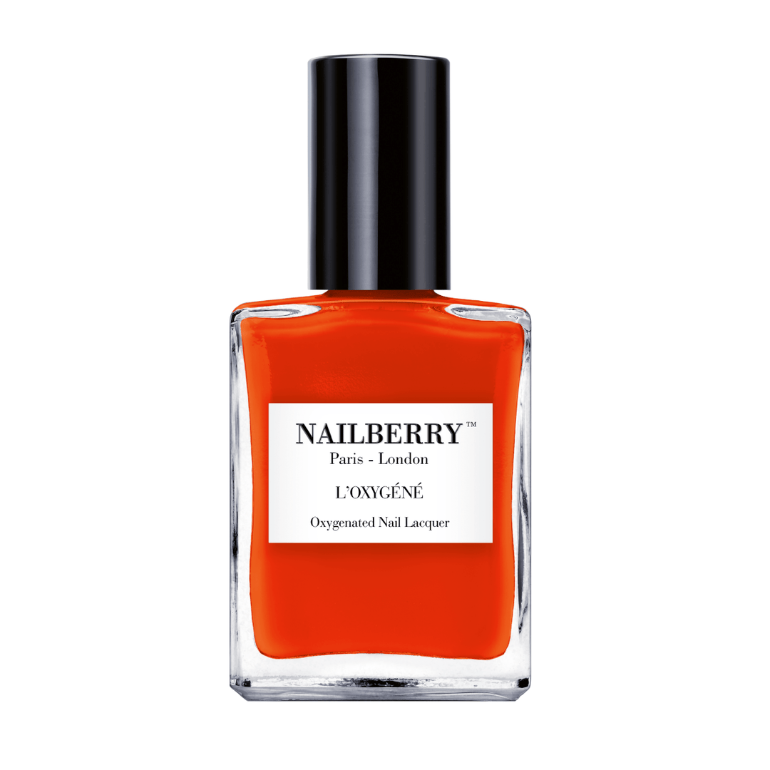 Nail polish bottle Nailberry Joyful against white background