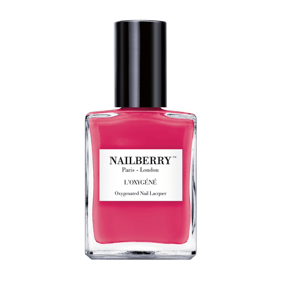 Nailberry nail polish bottle Sacred Lotus against white background