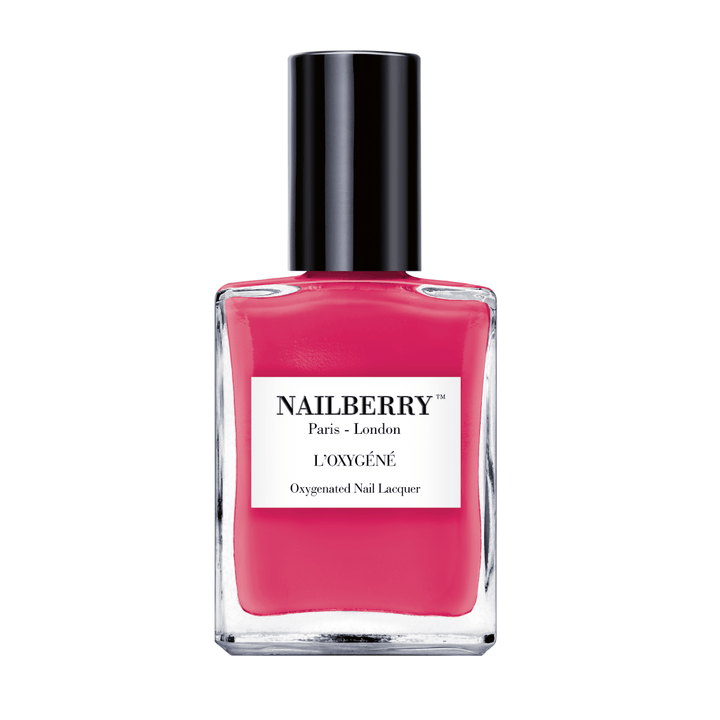 Nailberry nail polish bottle Sacred Lotus against white background