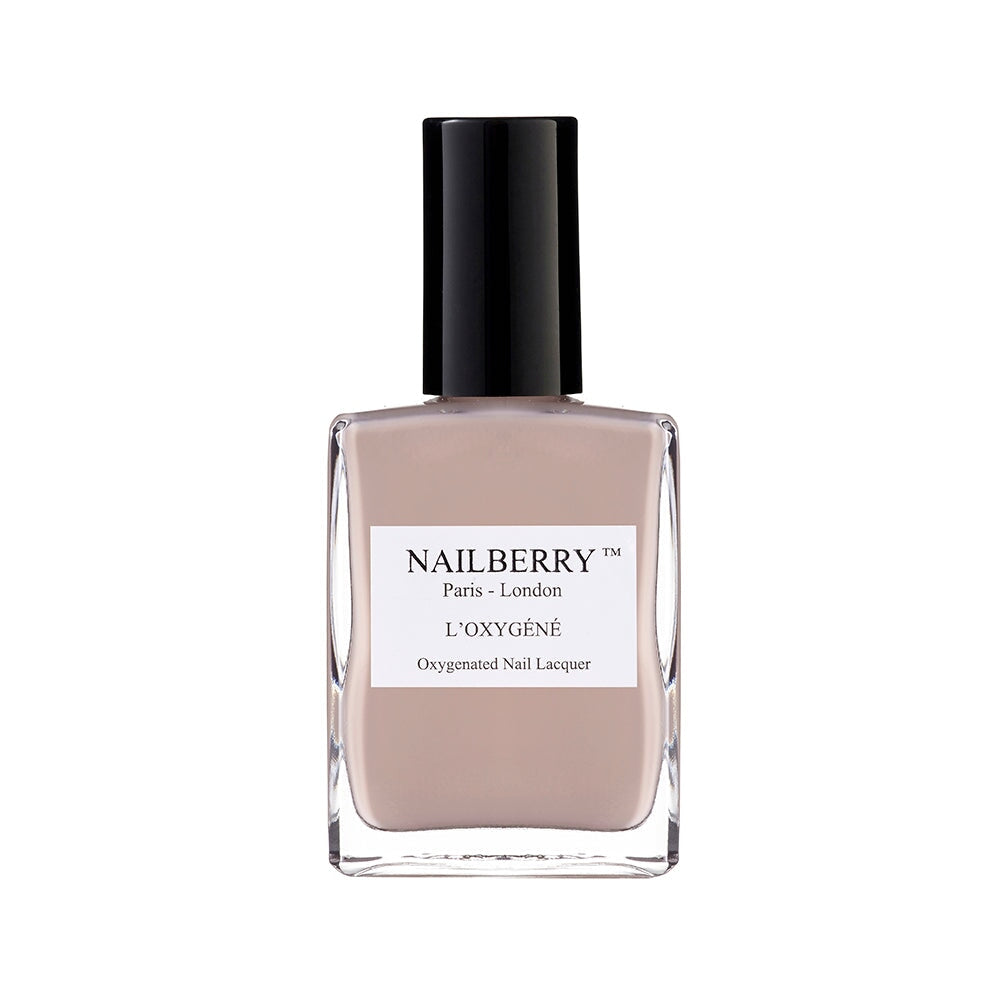 Nailberry nail polish bottle Simplicity against white background.