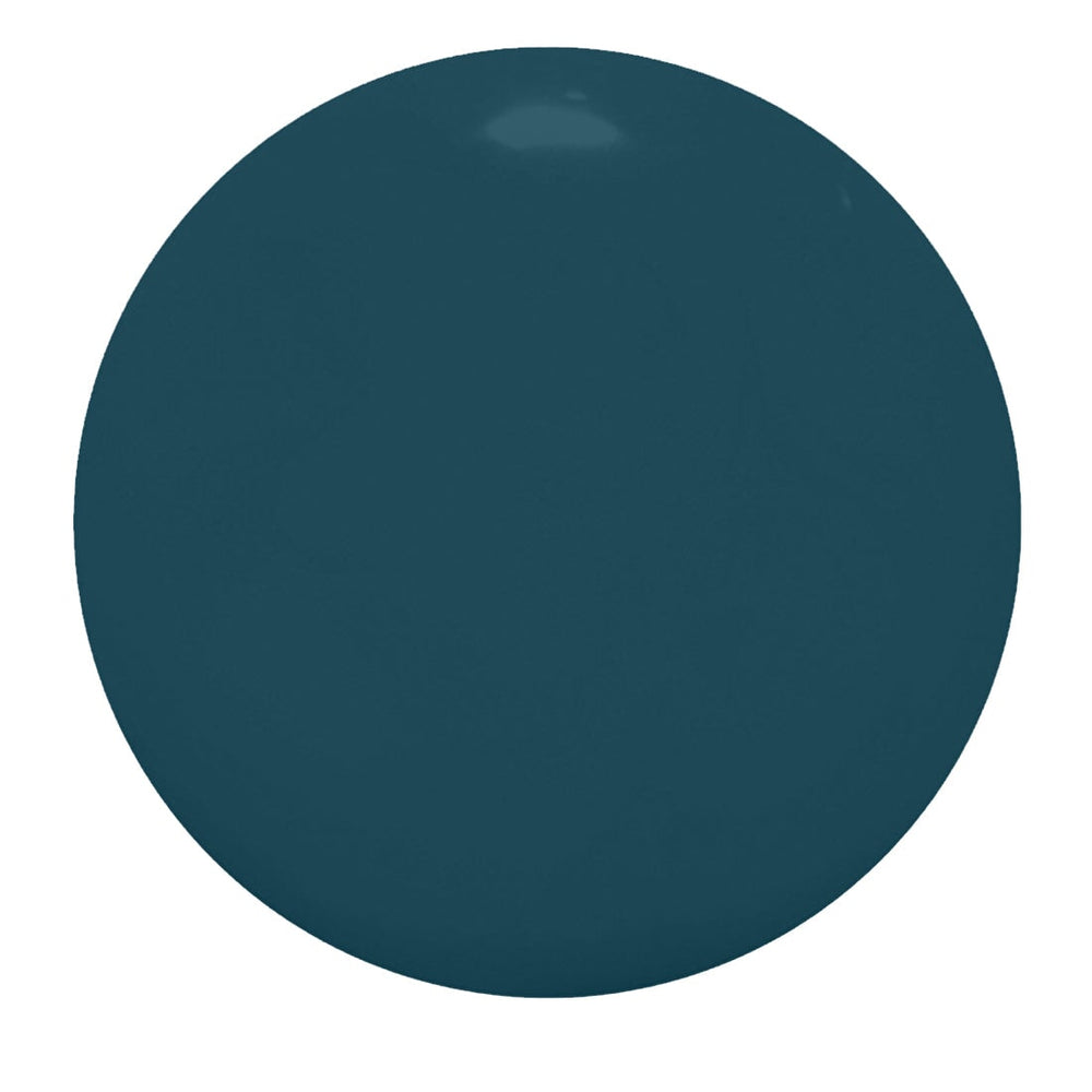 Nailberry nail polish Teal We Meet Again color sample.